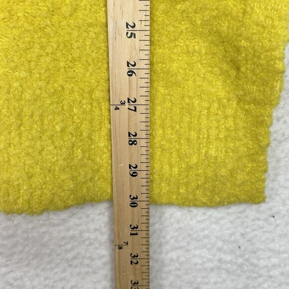 Anthropologie Pilcro Teddy Chunky Sweater Oversized Sz M Yellow Wool Blend Soft - Picture 14 of 15